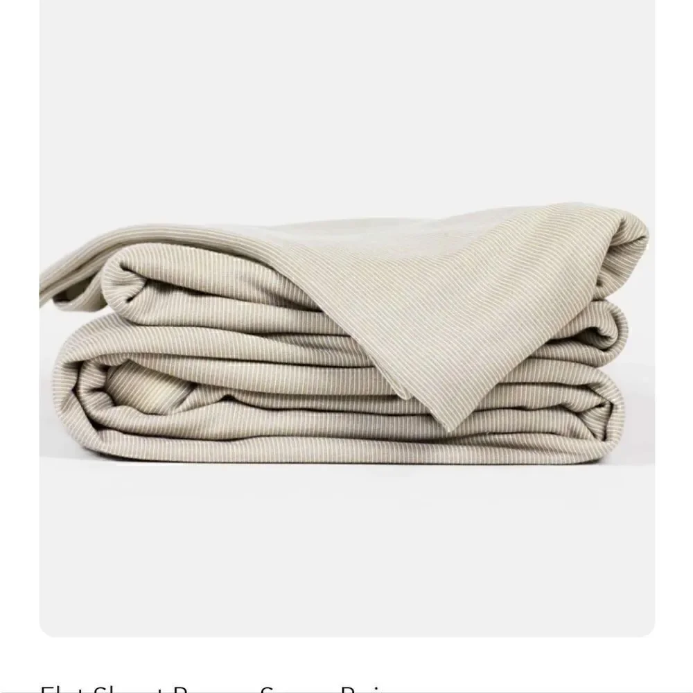 Brand New in Box SENSIBLE REST NaturZinc® King Flat Sheet Beige MSRP $170